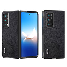 Coque Luxe Cuir et Plastique Housse Etui Mat B12H pour Huawei Honor Magic Vs2 5G Noir