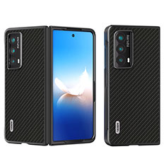 Coque Luxe Cuir et Plastique Housse Etui Mat B15H pour Huawei Honor Magic Vs2 5G Noir