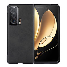 Coque Luxe Cuir et Plastique Housse Etui Mat BH1 pour Huawei Honor Magic V 5G Noir