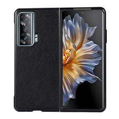 Coque Luxe Cuir et Plastique Housse Etui Mat BH1 pour Huawei Honor Magic Vs Ultimate 5G Noir