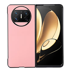 Coque Luxe Cuir et Plastique Housse Etui Mat BH3 pour Huawei Mate X5 Rose