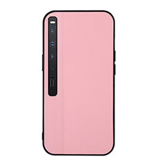 Coque Luxe Cuir et Plastique Housse Etui Mat BH3 pour Huawei Mate Xs 2 Rose