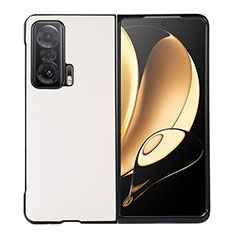 Coque Luxe Cuir et Plastique Housse Etui Mat BH5 pour Huawei Honor Magic V 5G Blanc