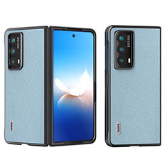 Coque Luxe Cuir et Plastique Housse Etui Mat BH5 pour Huawei Honor Magic Vs2 5G Bleu Clair