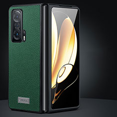 Coque Luxe Cuir et Plastique Housse Etui Mat SD1 pour Huawei Honor Magic Vs Ultimate 5G Vert