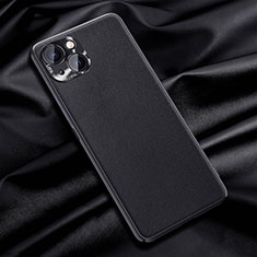 Coque Luxe Cuir Housse Etui A01 pour Apple iPhone 13 Mini Noir