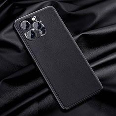 Coque Luxe Cuir Housse Etui A01 pour Apple iPhone 13 Pro Max Noir