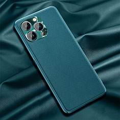 Coque Luxe Cuir Housse Etui A01 pour Apple iPhone 13 Pro Vert