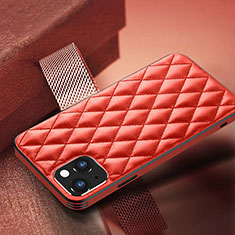 Coque Luxe Cuir Housse Etui A07 pour Apple iPhone 15 Rouge