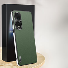 Coque Luxe Cuir Housse Etui AT1 pour Huawei Honor 80 Pro 5G Vert