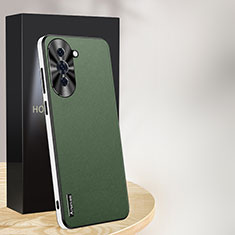 Coque Luxe Cuir Housse Etui AT1 pour Huawei Nova 10 Pro Vert