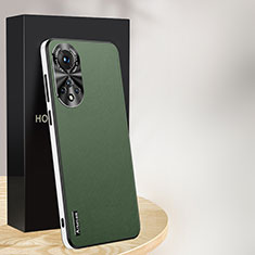 Coque Luxe Cuir Housse Etui AT1 pour Huawei Nova 9 Pro Vert