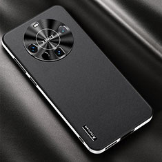 Coque Luxe Cuir Housse Etui AT2 pour Huawei Mate 60 Noir