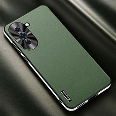 Coque Luxe Cuir Housse Etui AT2 pour Huawei Nova 10 Pro Vert