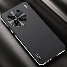 Coque Luxe Cuir Housse Etui AT2 pour Vivo X90 Pro 5G Noir