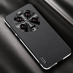 Coque Luxe Cuir Housse Etui AT2 pour Xiaomi Mi 13 Ultra 5G Noir