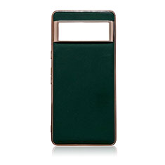 Coque Luxe Cuir Housse Etui B01H pour Google Pixel 7 5G Vert