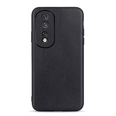 Coque Luxe Cuir Housse Etui B01H pour Huawei Honor 80 Pro 5G Noir