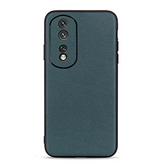 Coque Luxe Cuir Housse Etui B01H pour Huawei Honor 80 Pro Flat 5G Vert