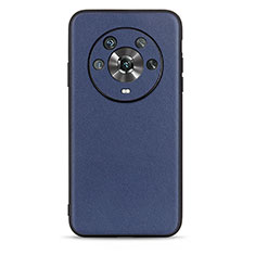 Coque Luxe Cuir Housse Etui B01H pour Huawei Honor Magic4 5G Bleu