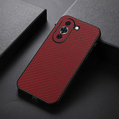 Coque Luxe Cuir Housse Etui B01H pour Huawei Nova 10 Rouge