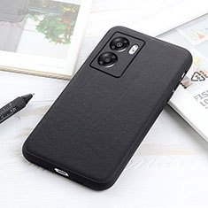 Coque Luxe Cuir Housse Etui B01H pour OnePlus Nord N300 5G Noir