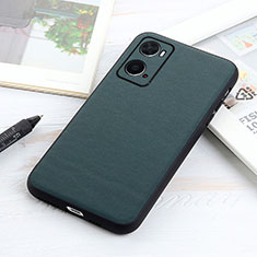 Coque Luxe Cuir Housse Etui B01H pour Oppo A36 Vert