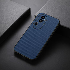 Coque Luxe Cuir Housse Etui B01H pour Oppo Reno10 Pro+ Plus 5G Bleu