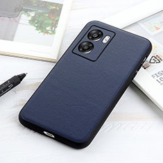 Coque Luxe Cuir Housse Etui B01H pour Realme Q5i 5G Bleu