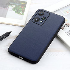 Coque Luxe Cuir Housse Etui B01H pour Realme V25 5G Bleu