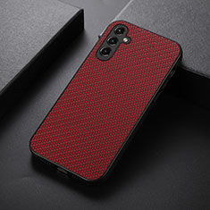 Coque Luxe Cuir Housse Etui B01H pour Samsung Galaxy A14 4G Rouge