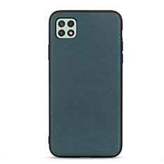 Coque Luxe Cuir Housse Etui B01H pour Samsung Galaxy A22 5G Vert