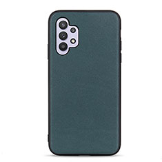 Coque Luxe Cuir Housse Etui B01H pour Samsung Galaxy A32 4G Vert