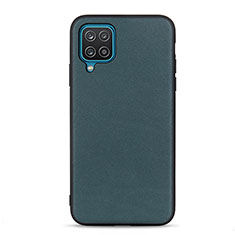 Coque Luxe Cuir Housse Etui B01H pour Samsung Galaxy F12 Vert