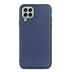 Coque Luxe Cuir Housse Etui B01H pour Samsung Galaxy M33 5G Bleu