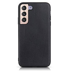 Coque Luxe Cuir Housse Etui B01H pour Samsung Galaxy S21 FE 5G Noir