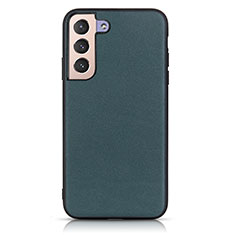 Coque Luxe Cuir Housse Etui B01H pour Samsung Galaxy S21 Plus 5G Vert