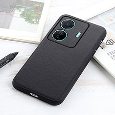 Coque Luxe Cuir Housse Etui B01H pour Vivo T1 5G Noir