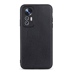 Coque Luxe Cuir Housse Etui B01H pour Xiaomi Mi 12 5G Noir