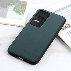 Coque Luxe Cuir Housse Etui B01H pour Xiaomi Redmi K40S 5G Vert