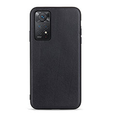 Coque Luxe Cuir Housse Etui B01H pour Xiaomi Redmi Note 11 Pro 4G Noir