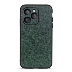 Coque Luxe Cuir Housse Etui B02H pour Huawei Honor 60 SE 5G Vert