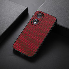 Coque Luxe Cuir Housse Etui B02H pour Huawei Honor 90 5G Rouge