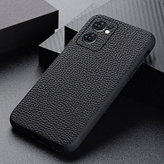 Coque Luxe Cuir Housse Etui B02H pour Oppo Find X5 Lite 5G Noir