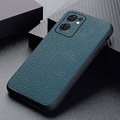 Coque Luxe Cuir Housse Etui B02H pour Oppo Find X5 Lite 5G Vert