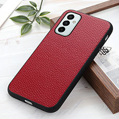 Coque Luxe Cuir Housse Etui B02H pour Samsung Galaxy F23 5G Rouge