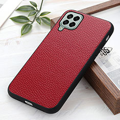 Coque Luxe Cuir Housse Etui B02H pour Samsung Galaxy M33 5G Rouge