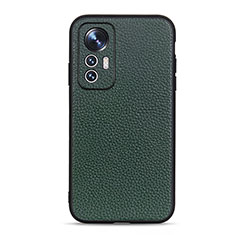 Coque Luxe Cuir Housse Etui B02H pour Xiaomi Mi 12 5G Vert