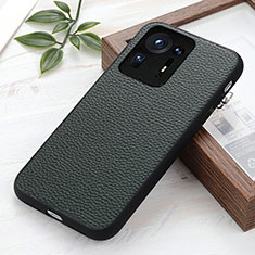 Coque Luxe Cuir Housse Etui B02H pour Xiaomi Mi Mix 4 5G Vert