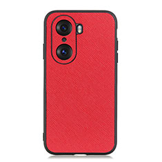 Coque Luxe Cuir Housse Etui B03H pour Huawei Honor 60 5G Rouge